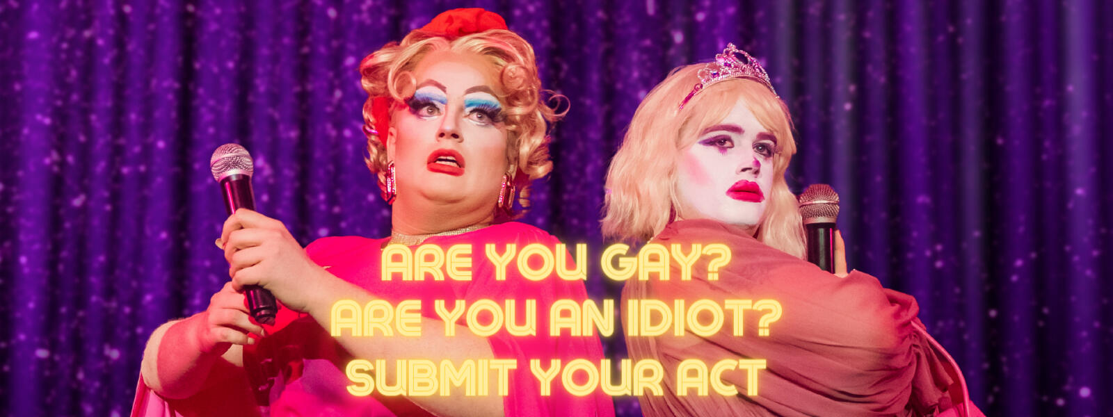 Are you gay? Are you an idiot? Submit your act